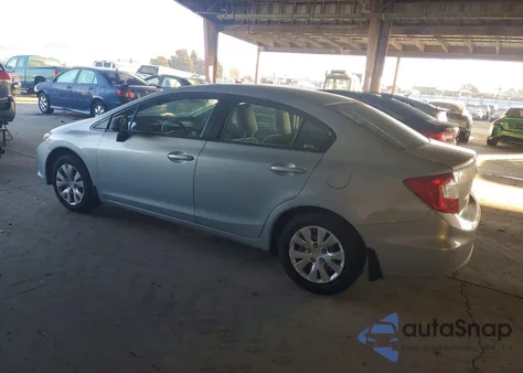 2012 Honda Civic Lx from USA, damaged, VIN 19XFB2F53CE011847